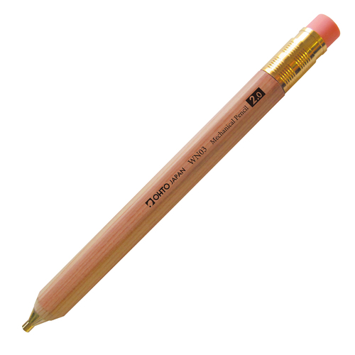 オート（OHTO） 木軸シャープ WN03 2.0mm WN03-SP20-NT ナチュラル