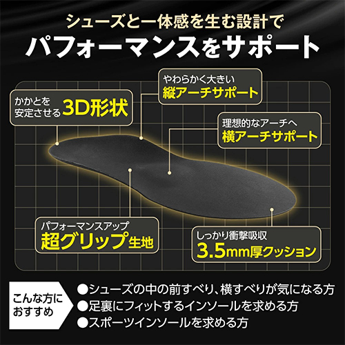 ウッドフィールド グリップインインソール 究極 Lサイズ｜【ハンズ