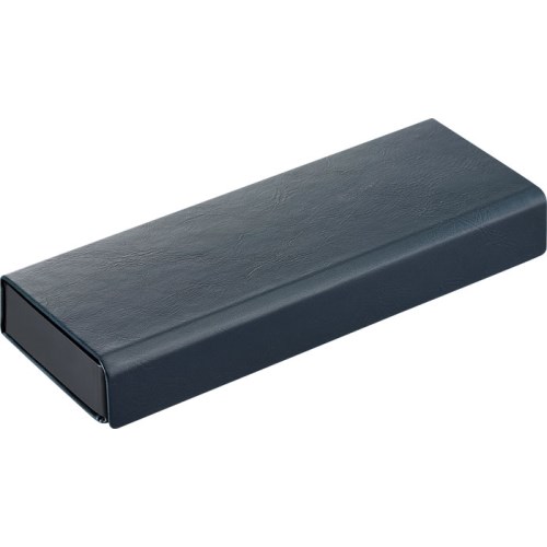 【クリックで詳細表示】キングジム レザフェスU ペンケース 1905LU ネイビー