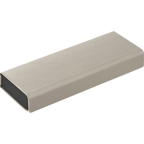 【クリックで詳細表示】キングジム レザフェスU ペンケース 1905LU グレー