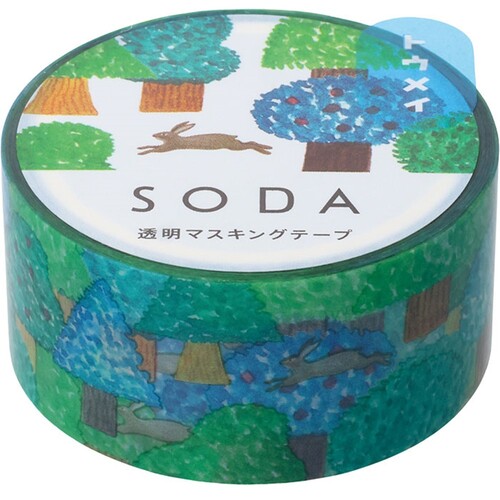 キングジム（KING JIM） ソーダ（SODA） 透明マスキングテープ CMT20