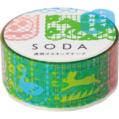 キングジム（KING JIM） ソーダ（SODA） 透明マスキングテープ CMTD20