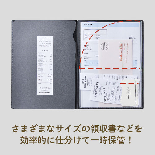キングジム（KING JIM） レシート/領収書スキャンホルダー 790-BE