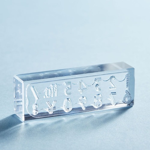 キングジム（KING JIM） 透明スタンプ「氷印」 長サイズ CLSA26