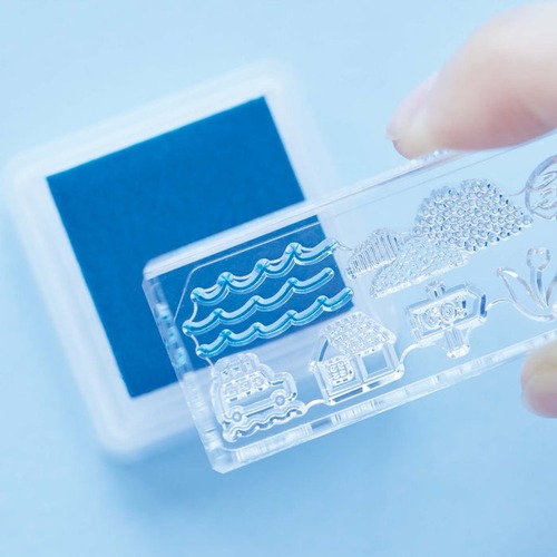 キングジム（KING JIM） 透明スタンプ「氷印」 6個セット CLSSB－001