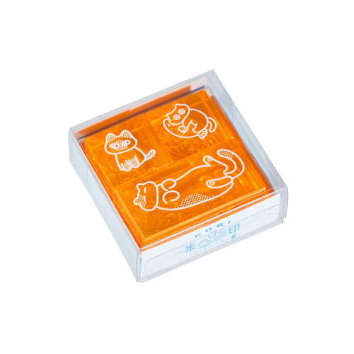 キングジム（KING JIM） 透明スタンプ「氷印」 3個セット CLSSCC－003