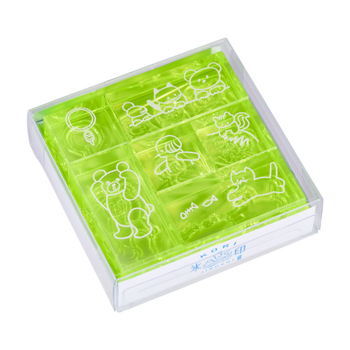 キングジム（KING JIM） 透明スタンプ「氷印」 6個セット CLSSAC－001