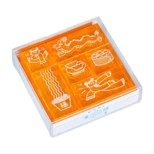 キングジム（KING JIM） 透明スタンプ「氷印」 6個セット CLSSAC－003