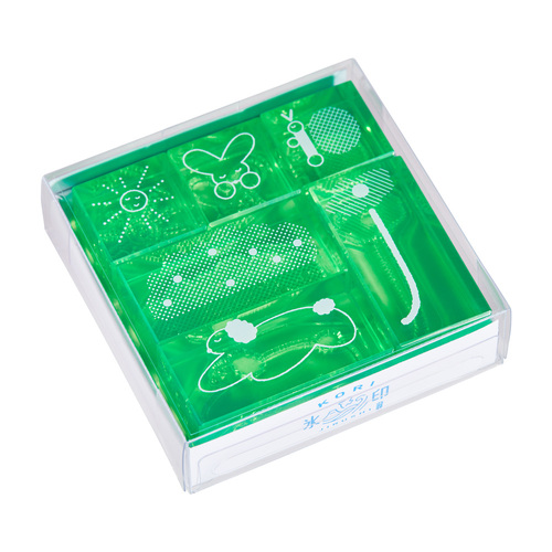 キングジム（KING JIM） 透明スタンプ「氷印」 6個セット CLSSAC－004