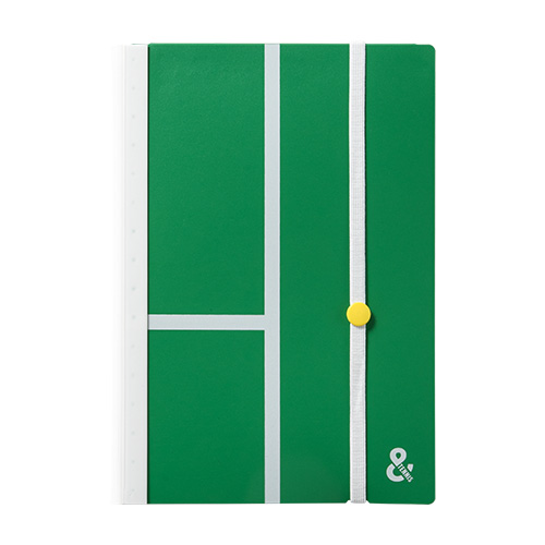 キングジム（KING JIM） ＆Tennis 二つ折りクリアーファイル TN5894MGS