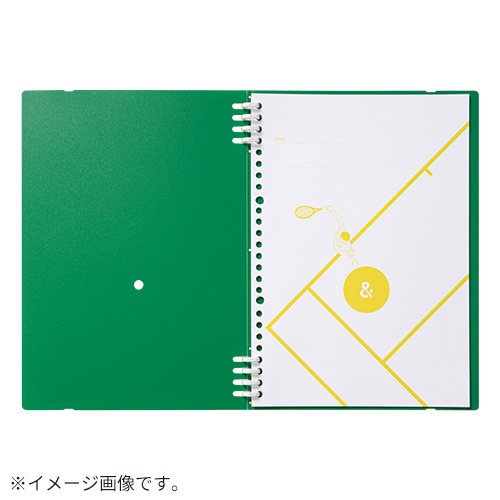 キングジム（KING JIM） ＆Tennis リングノート B5 TN9855TEGS-G