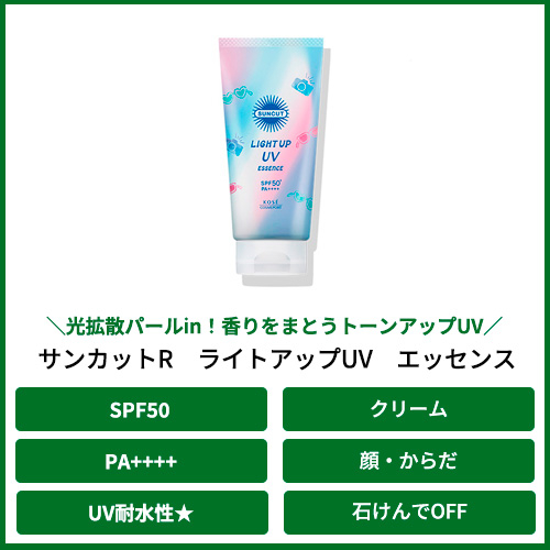 サンカットR ライトアップUV エッセンス 80g サンカットR ライトアップUV エッセンス 80g SPF50・PA++++