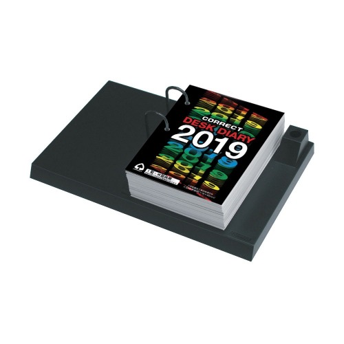【クリックでお店のこの商品のページへ】【2019年1月始まり】 コレクト 卓上日記 I型台付 日本紙製品工業団体連合会標準規格A型 D-160