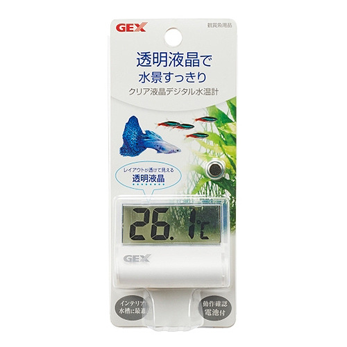 ジェックス（GEX） クリア液晶デジタル水温計｜【ハンズネットストア】