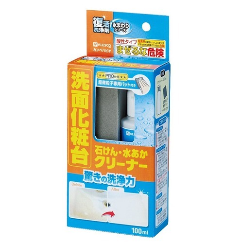 洗面化粧台石けん 水あかクリーナー 100ml 浴室 風呂掃除グッズ 風呂用洗剤 風呂釜洗浄剤 東急ハンズネットストア