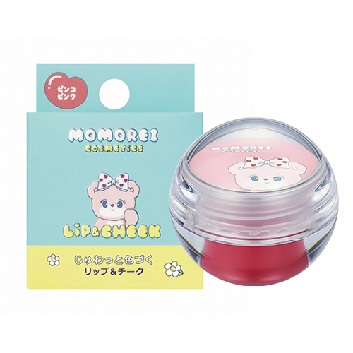 コージー モモレイコスメティックス リップ＆チーク ピンコピンク