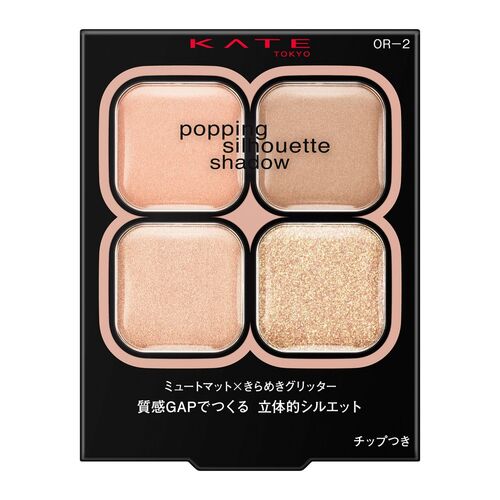 ケイト（KATE） ポッピングシルエットシャドウ OR－2 コーラルロゼ