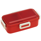 スケーター ふわっと弁当箱 レトロフレンチ 530ml PFLB6 オレンジレッド