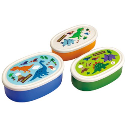 スケーター シール容器3pセット Srs3s ディノサウルス 店頭のみ商品 お弁当箱 弁当箱 東急ハンズネットストア