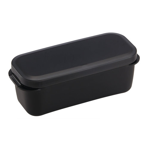スケーター（Skater） ラク洗2段ランチボックス 930mL コールブラック
