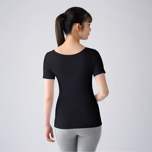 レッド（ReD） Uネックインナー半袖 S ホワイト （一般医療機器