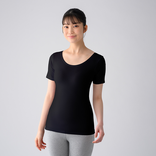 レッド（ReD） Uネックインナー半袖 M ベージュ （一般医療機器