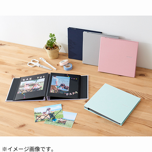 セキセイ レミニッセンス フリーアルバム ドット糊黒台紙 XP