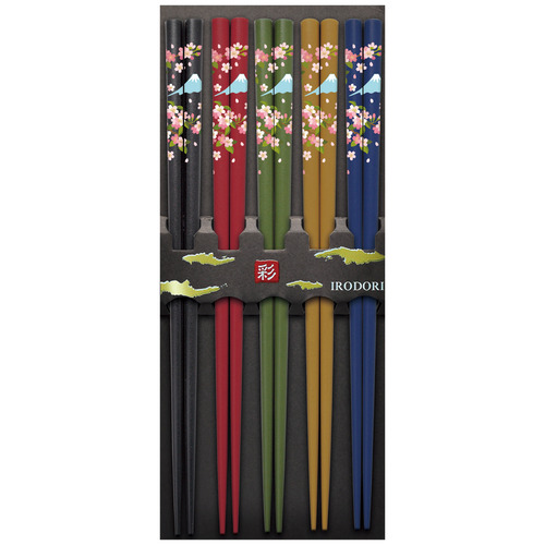 サンライフ　来客用　乾漆富士桜5P　22.5cm