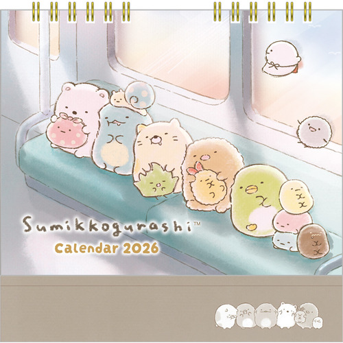 カレンダー 2026年版・卓上】 サンエックス（San-X） 卓上カレンダー