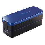 アスベル ランチボックス 2段 ランタスFL 820ml バッグ付 SS-T820 ネイビー