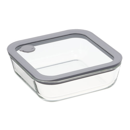アスベル（ASVEL） 密閉ガラス保存容器（正角型） 600mL MGS-600 A4613
