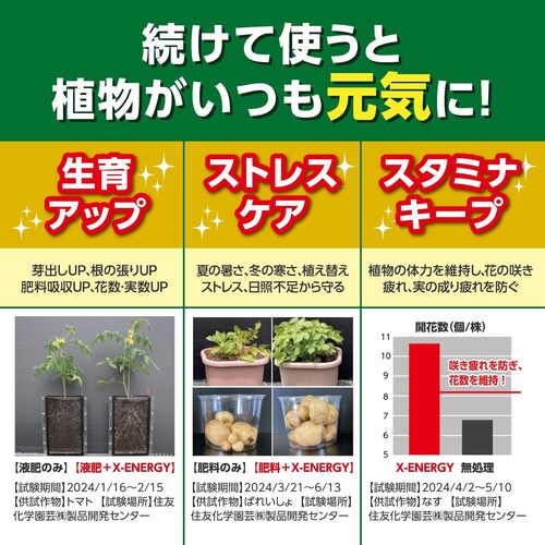 住友化学園芸 エックスエナジー（X-ENERGY） 600mL｜【ハンズ