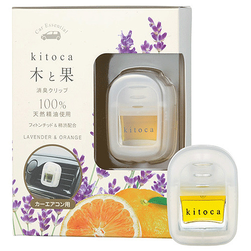 晴香堂 木と果 消臭クリップ ラベンダー オレンジ 4ml リラックス 癒しグッズ アロマディフューザー 東急ハンズネットストア