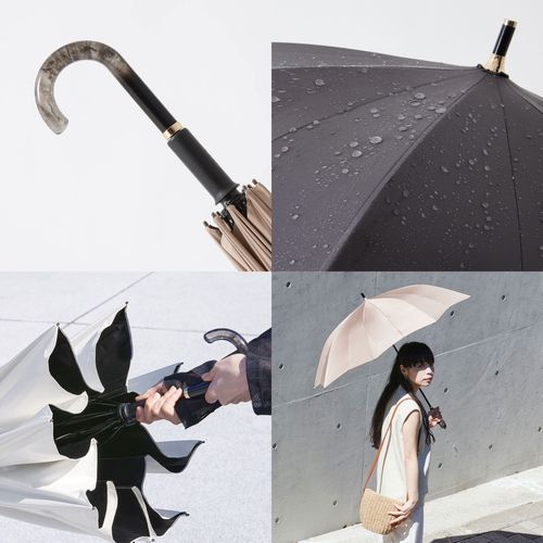あんぱんカモフラ柄　三角プレート　サフィアノレザー Candy Stripper｜DOG&CAT RANDOM FOLDING UMBRELLA | Rakuten