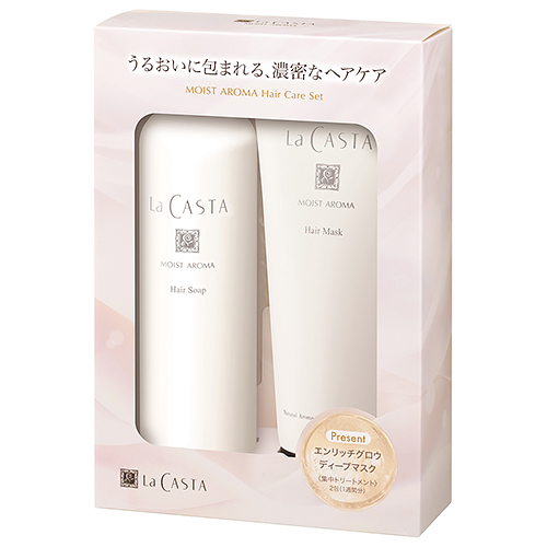 ラカスタ　モイストアロマ　4本セット　新品 ラ・カスタ（La CASTA） モイストアロマ ヘアケアセット 【店頭のみ