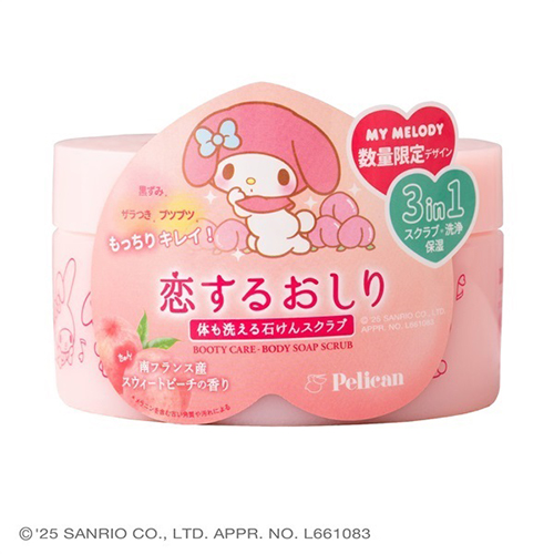 ペリカン石鹸 恋するおしり石けんスクラブ マイメロディA