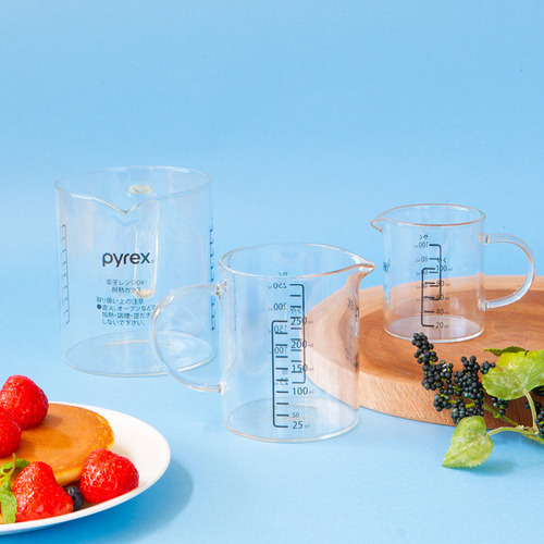 PYREX パイレックス メジャーカップ 3個セット made in USA お買い得】 パイレックス（pyrex） Blowメジャーカップハンドル付