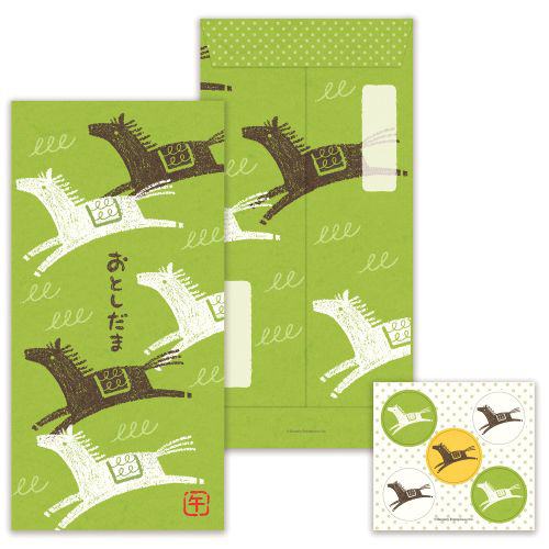 ビバリー ポチ袋 FU－103 L 跳ね馬 2枚入｜【ハンズネットストア】