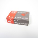 プラス ダブルクリップ シルバー極豆 CP-107SI