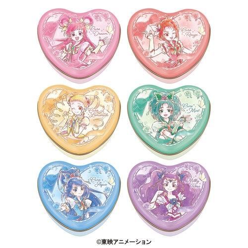 プリキュア　バレンタイン缶バッジ バレンタイン】 ハート ミニハート缶 Yes！プリキュア5GOGO 【店頭のみ