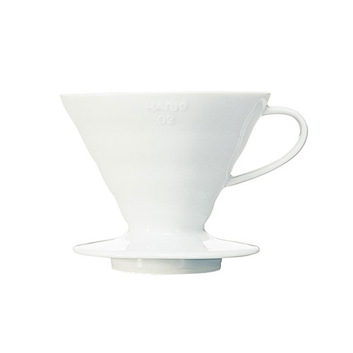 ハリオ(HARIO) V60透過ドリッパー 02セラミック VDC-02W ホワイト
