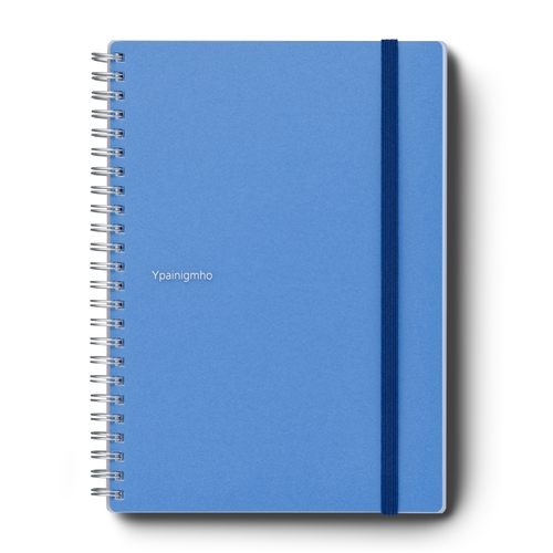 マルマン×ハンズ　イペニモ　5mm方眼罫ノートバンド付　A5　ブルー