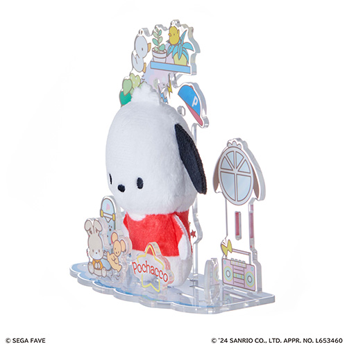 サンリオ　平成レトロ　1999 アミューズメント　ポチャッコ　モノクロぬいぐるみ m82749248852_1.jpg?1724938822