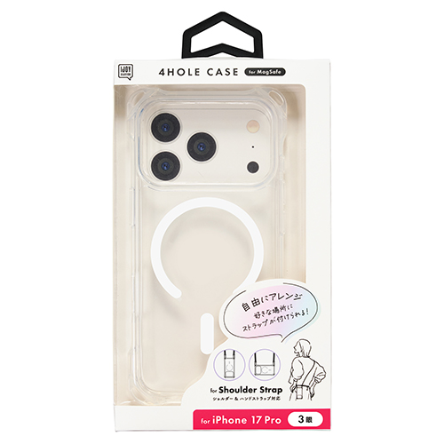 iPhone17Pro】 サンクレスト 4HOLE CASE for MagSafe クリア｜【ハンズ