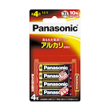 パナソニック（Panasonic）　アルカリ乾電池　LR03XJ／4B　単4形　4本入り│電池　マンガン・アルカリ電池