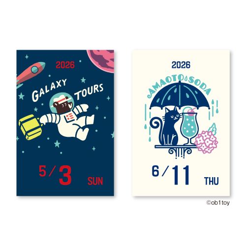 2026年版・日めくり】 新日本カレンダー オビワン ミニミニ日めくり