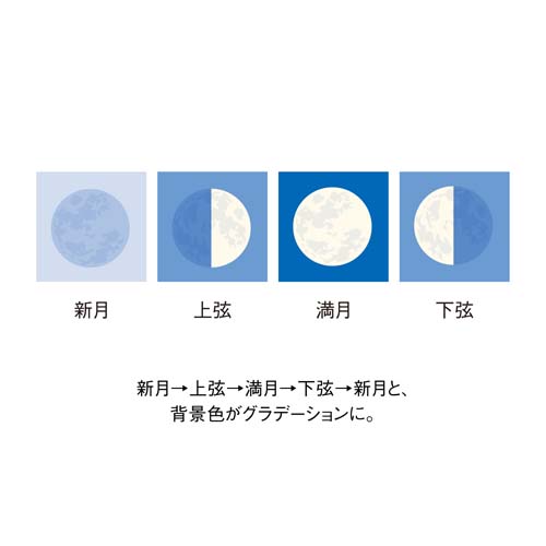 2027年版・日めくり】 暦生活 ミニミニ日めくり moon NK-4480
