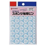 ニチバン スポンジ粘着ピン 六角形 KW-211