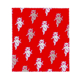 ハイタイド(HIGHTIDE) クリーニングクロス ネコダンス GZ112 レッド