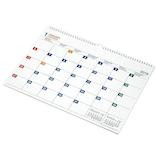 【2019年版・壁掛】 エトランジェ・ディ・コスタリカ A3サイズ 壁掛けカレンダー リングタイプ CLM-A3-01 ホワイト